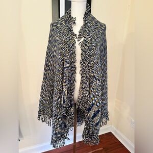 Anthropologie‎ Moth Calexico Fringe Poncho